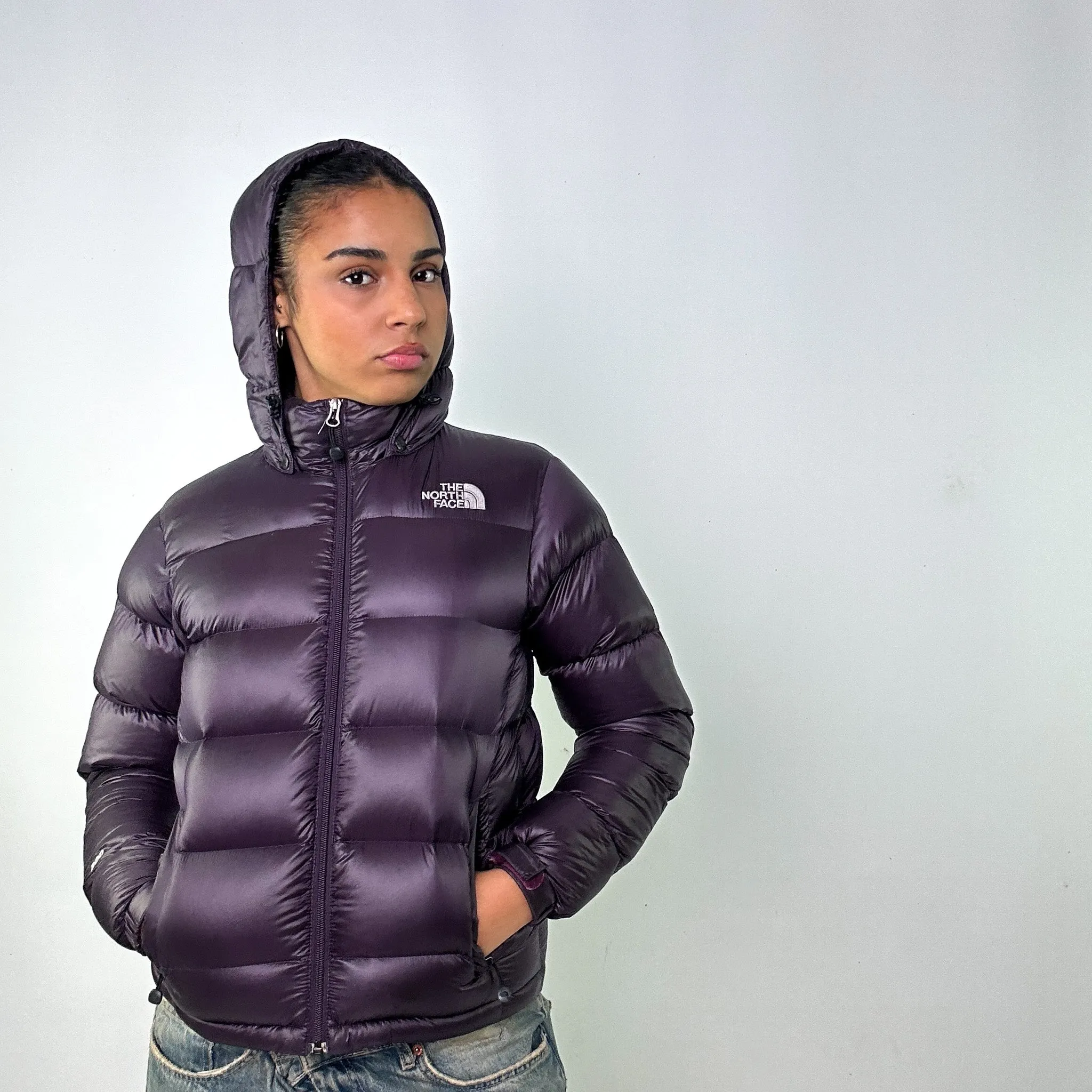 Purple y2ks The North Face 800 Series Puffer Jacket Coat (M)