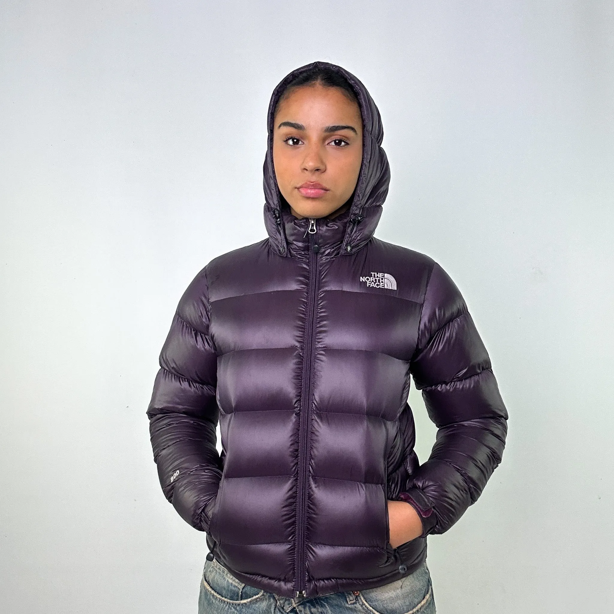 Purple y2ks The North Face 800 Series Puffer Jacket Coat (M)