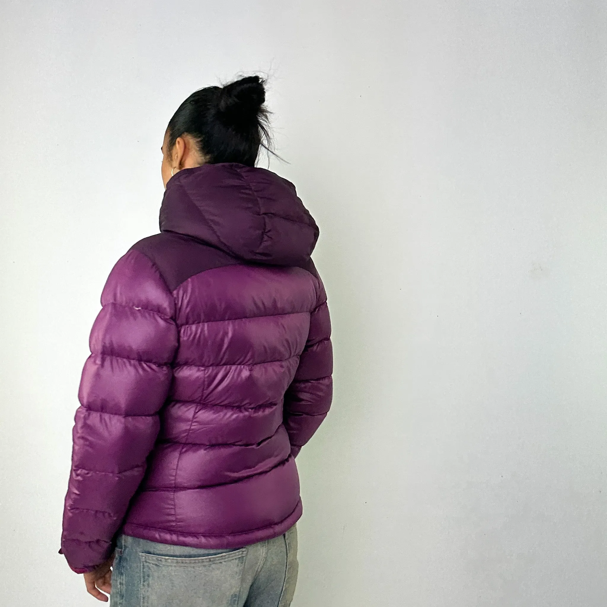 Purple y2ks The North Face Puffer Jacket Coat (M)