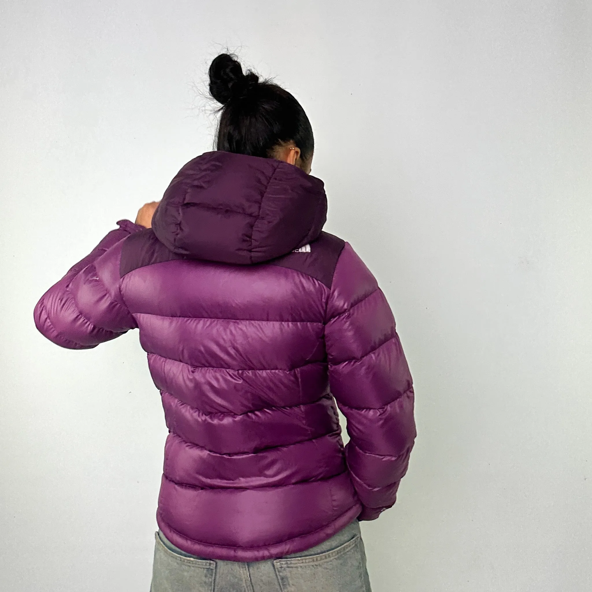 Purple y2ks The North Face Puffer Jacket Coat (M)