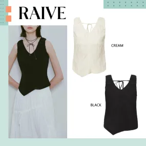 RAIVE  |Sleeveless Street Style Elegant Style Tanks & Camisoles