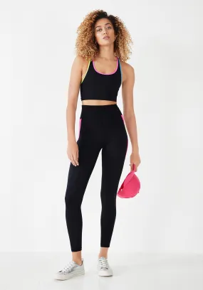 Rebecca Striped Gym Leggings