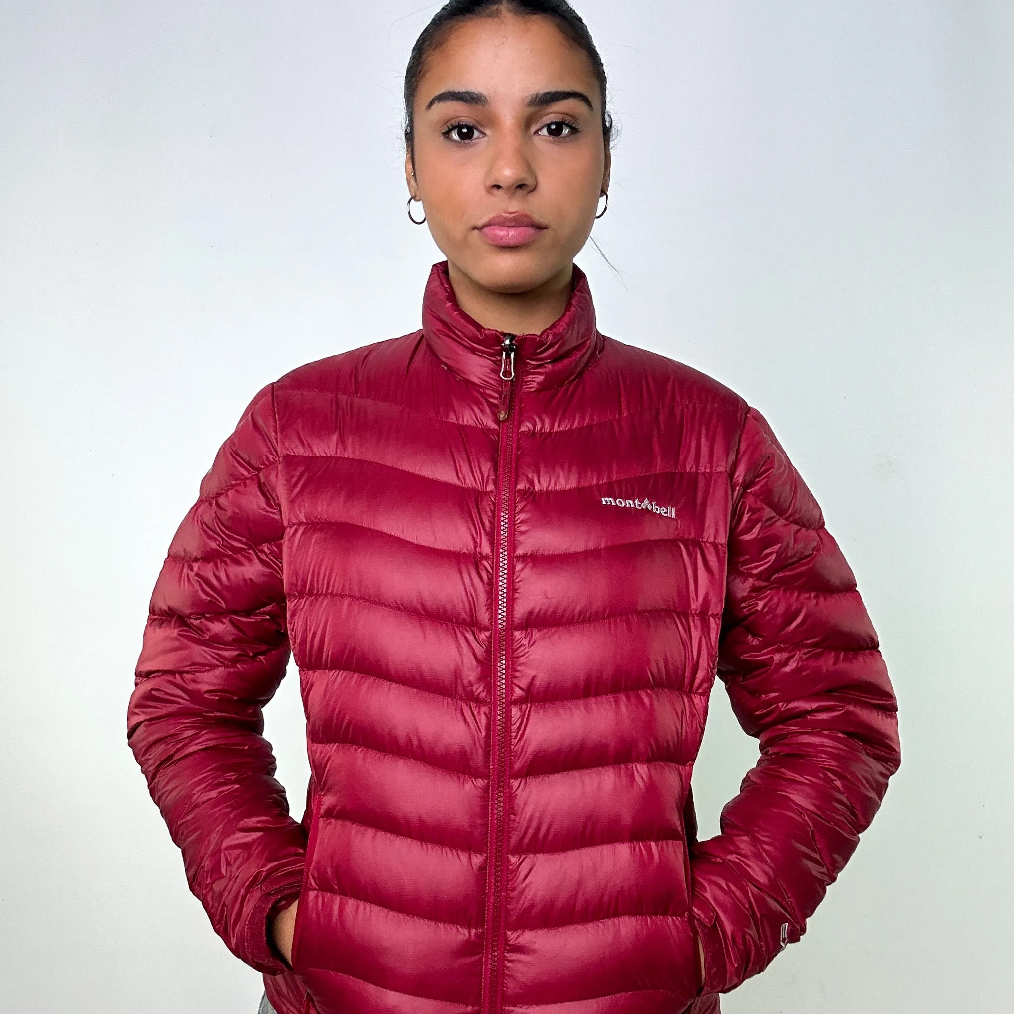 Red 90s Mont Bell EX 700+ Puffer Jacket Coat (L)