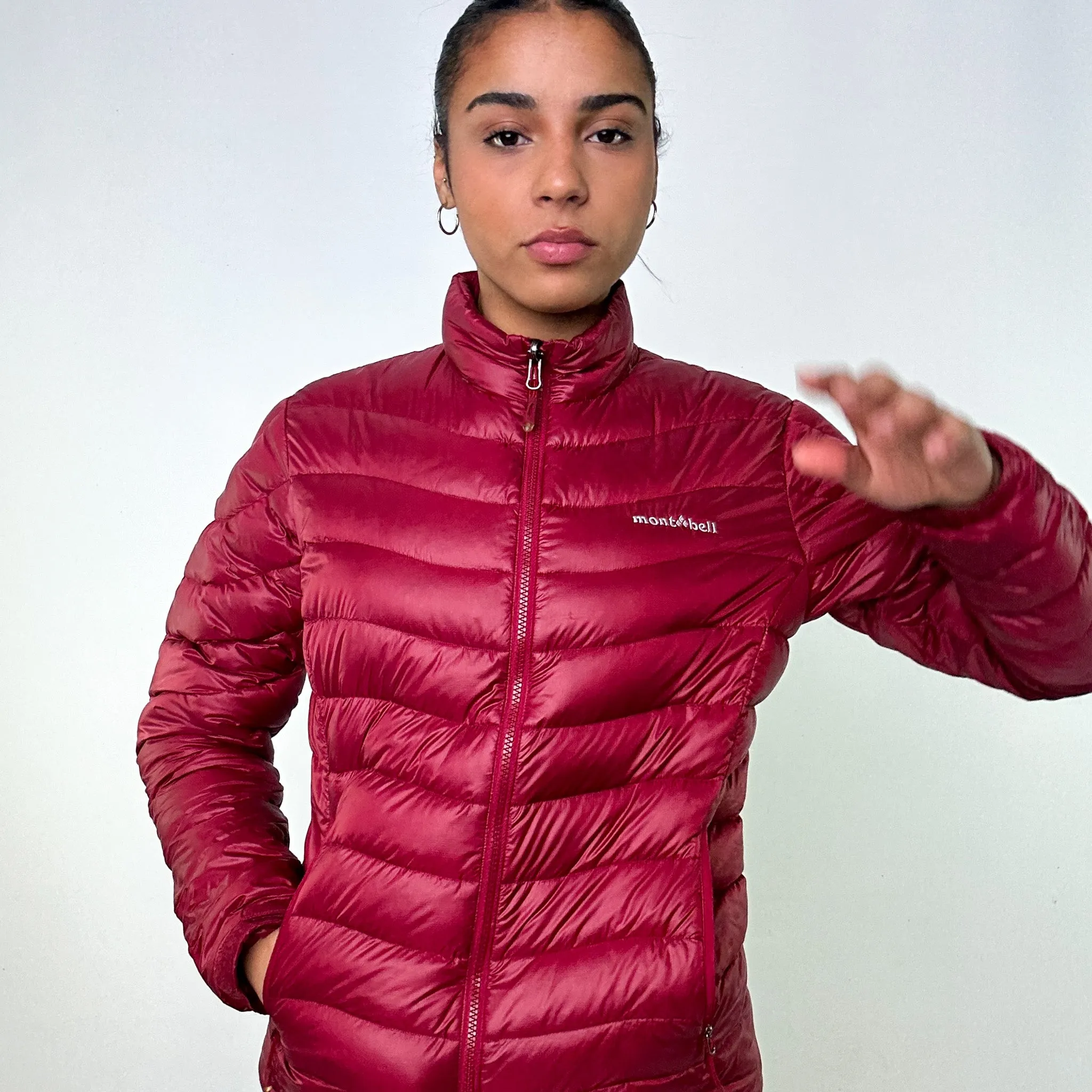 Red 90s Mont Bell EX 700+ Puffer Jacket Coat (L)