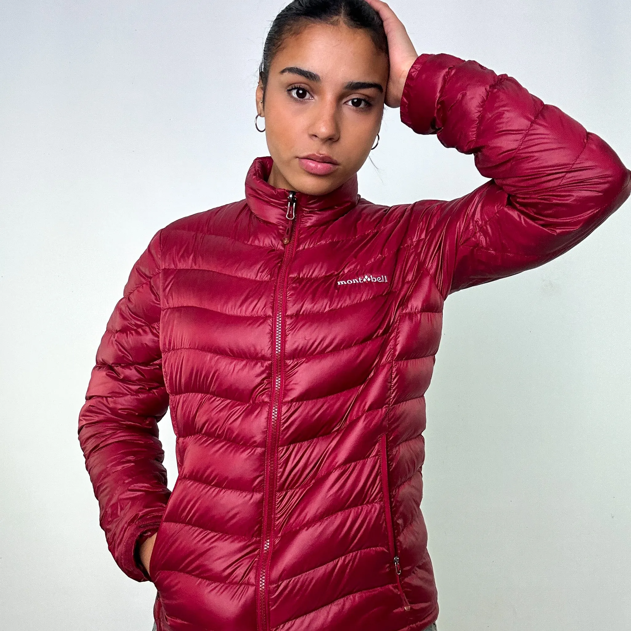 Red 90s Mont Bell EX 700+ Puffer Jacket Coat (L)