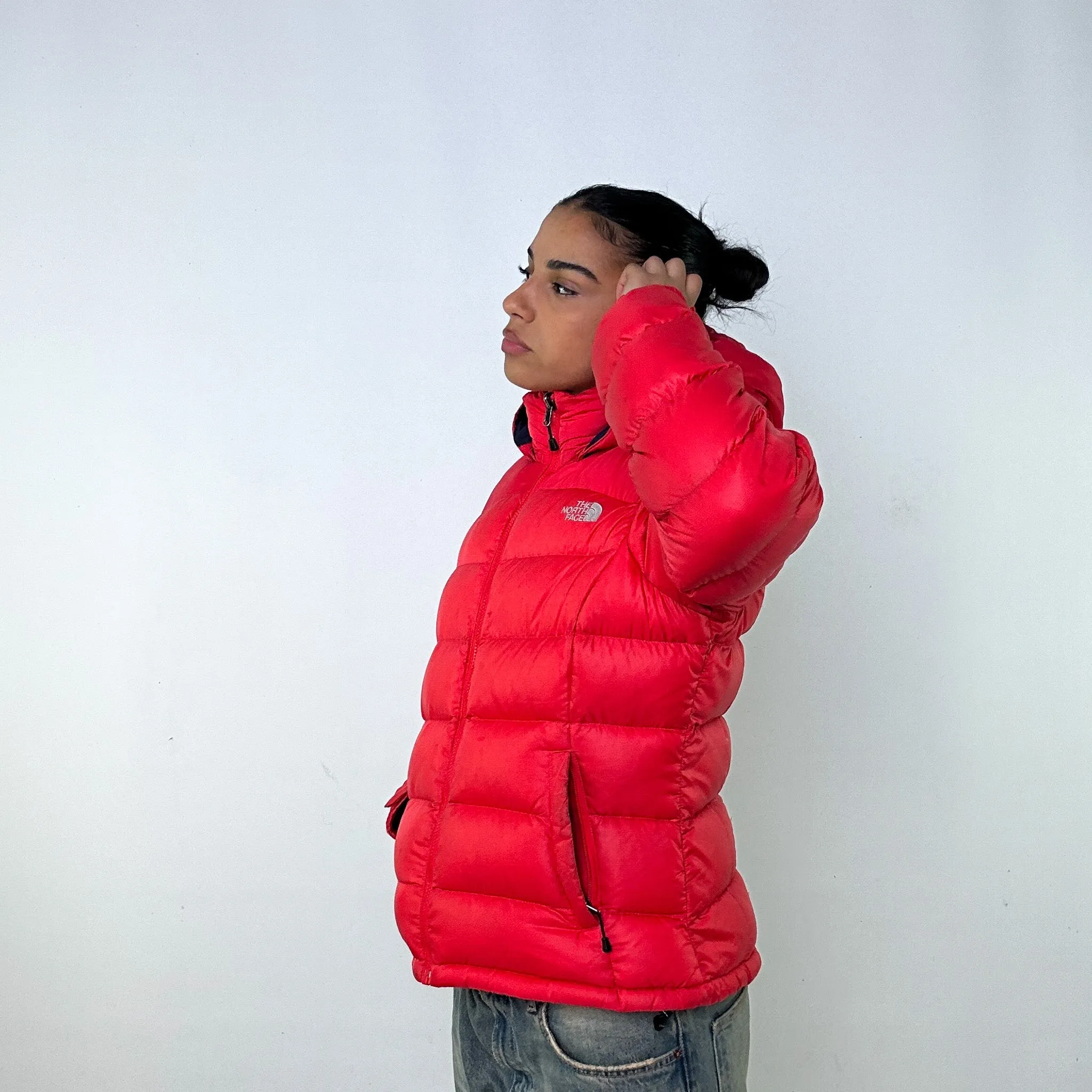 Red 90s The North Face 700 Series Puffer Jacket Coat (L)