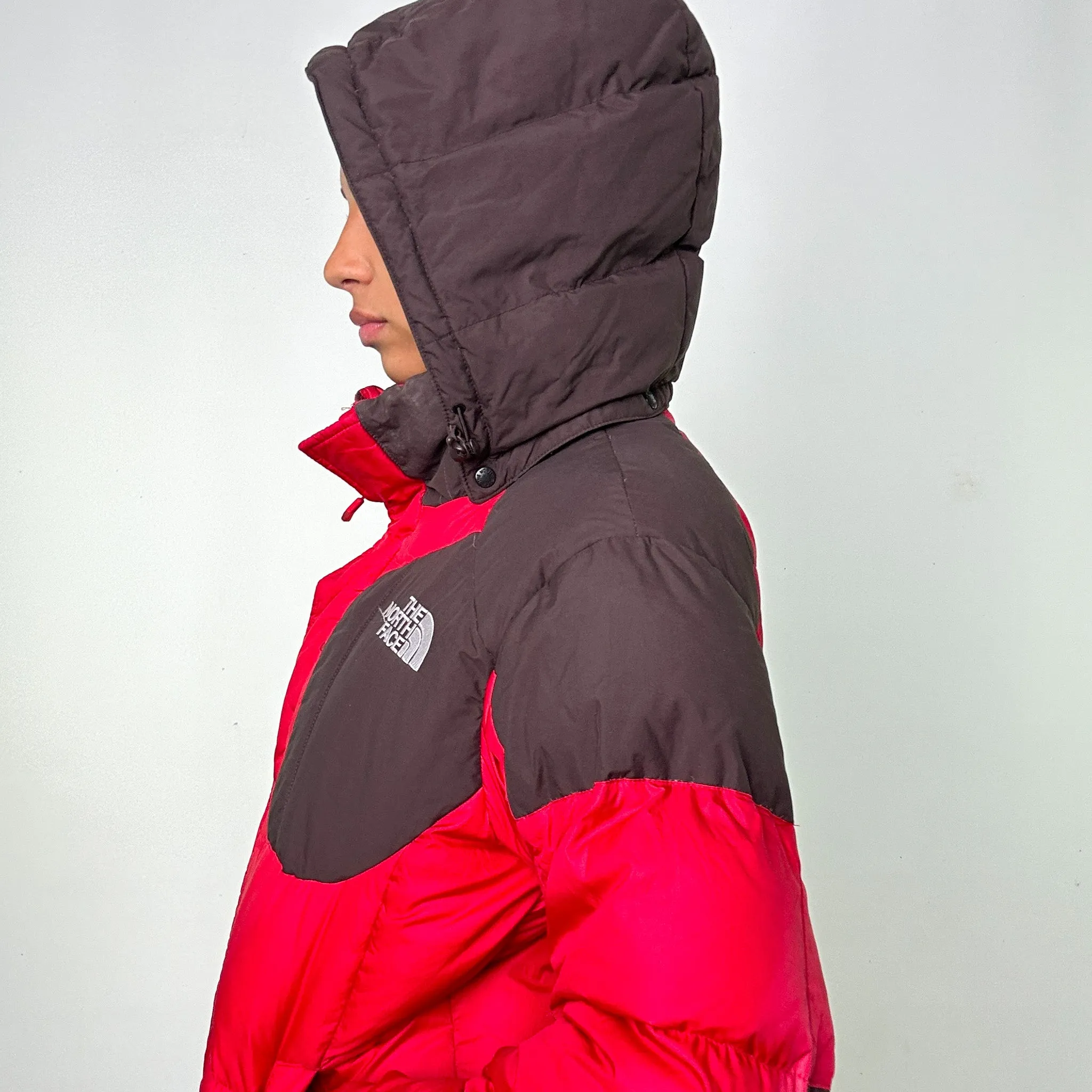 Red y2ks The North Face 700 Series Puffer Jacket Coat (M)