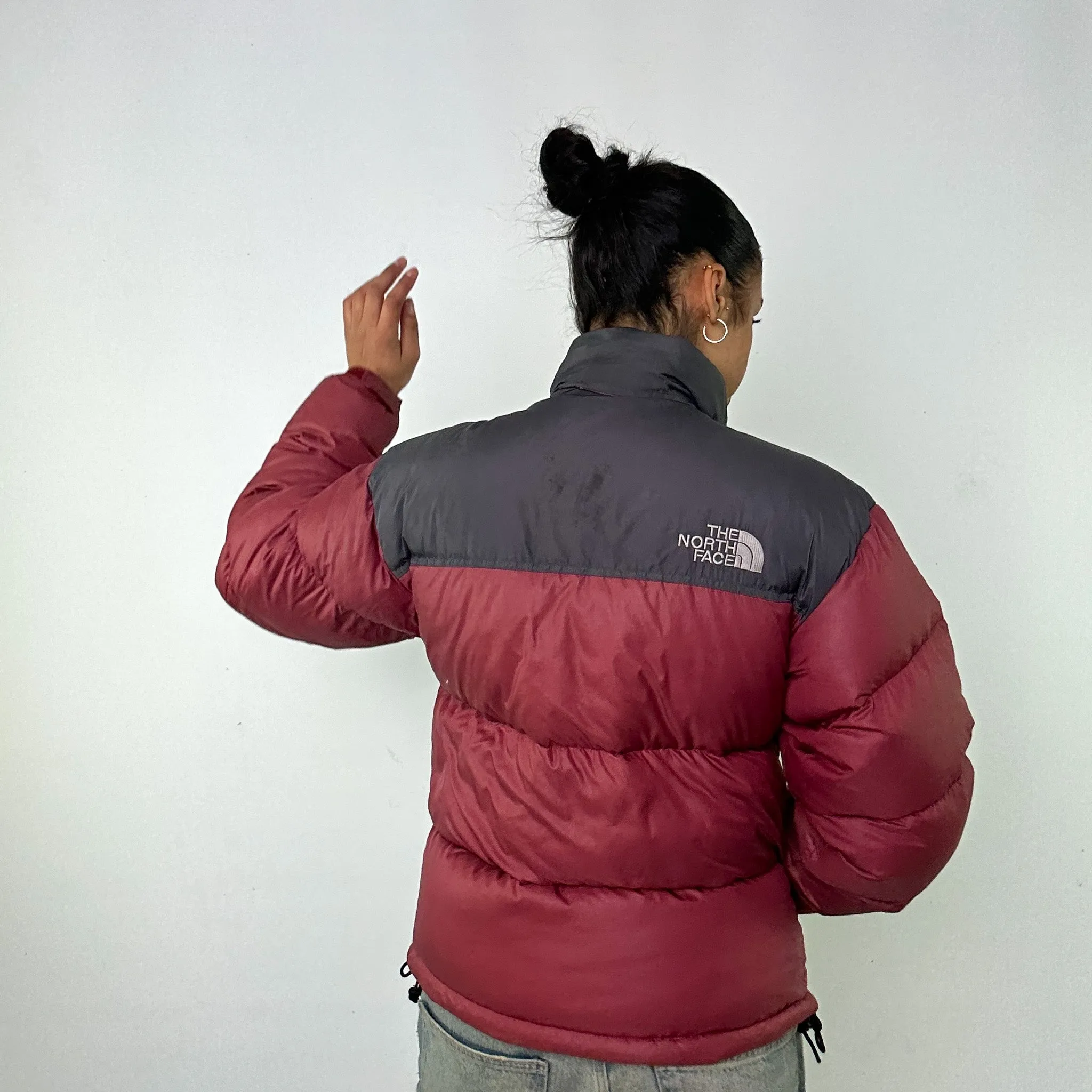 Red y2ks The North Face 700 Series Puffer Jacket Coat (S)