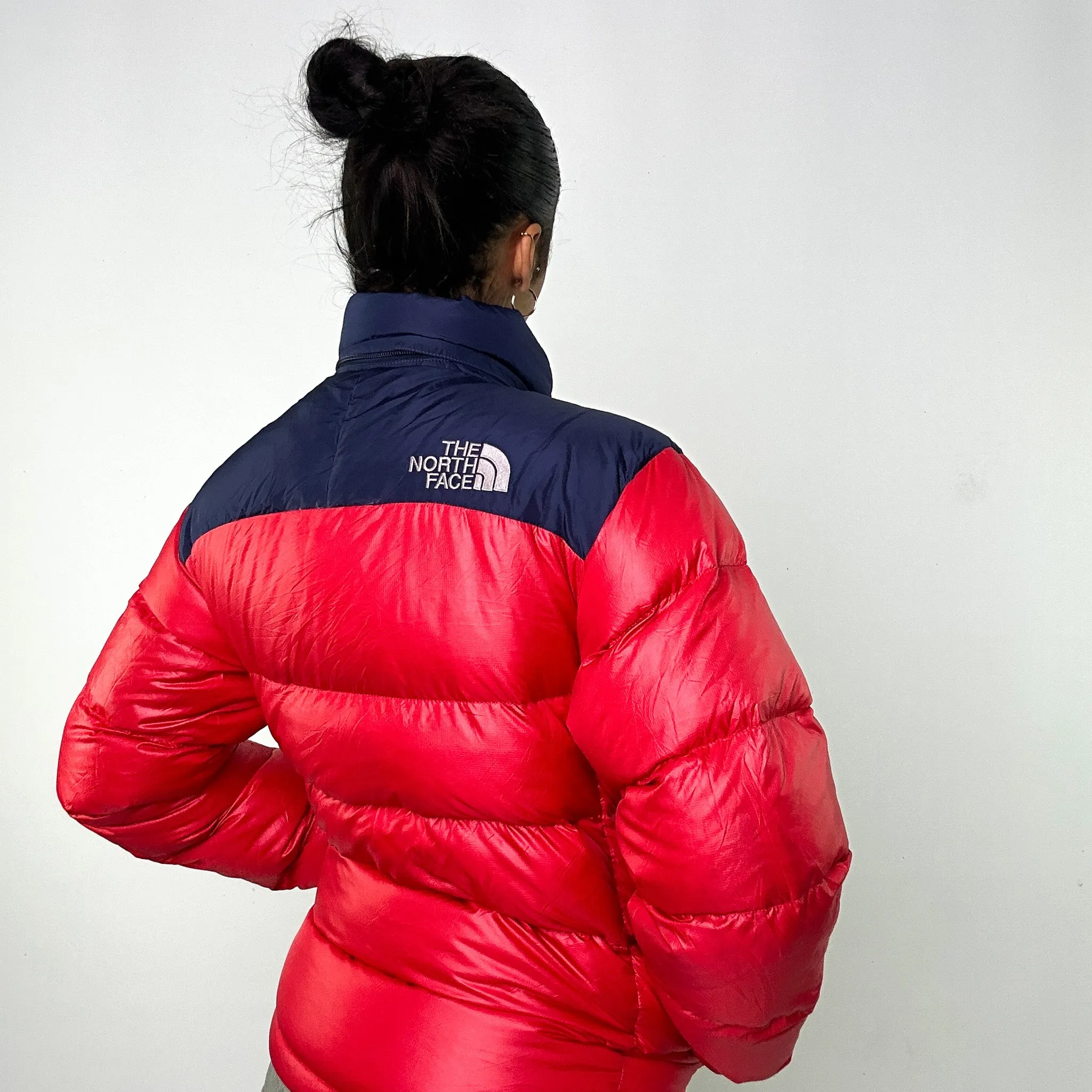 Red y2ks The North Face 700 Series Puffer Jacket Coat (XS)