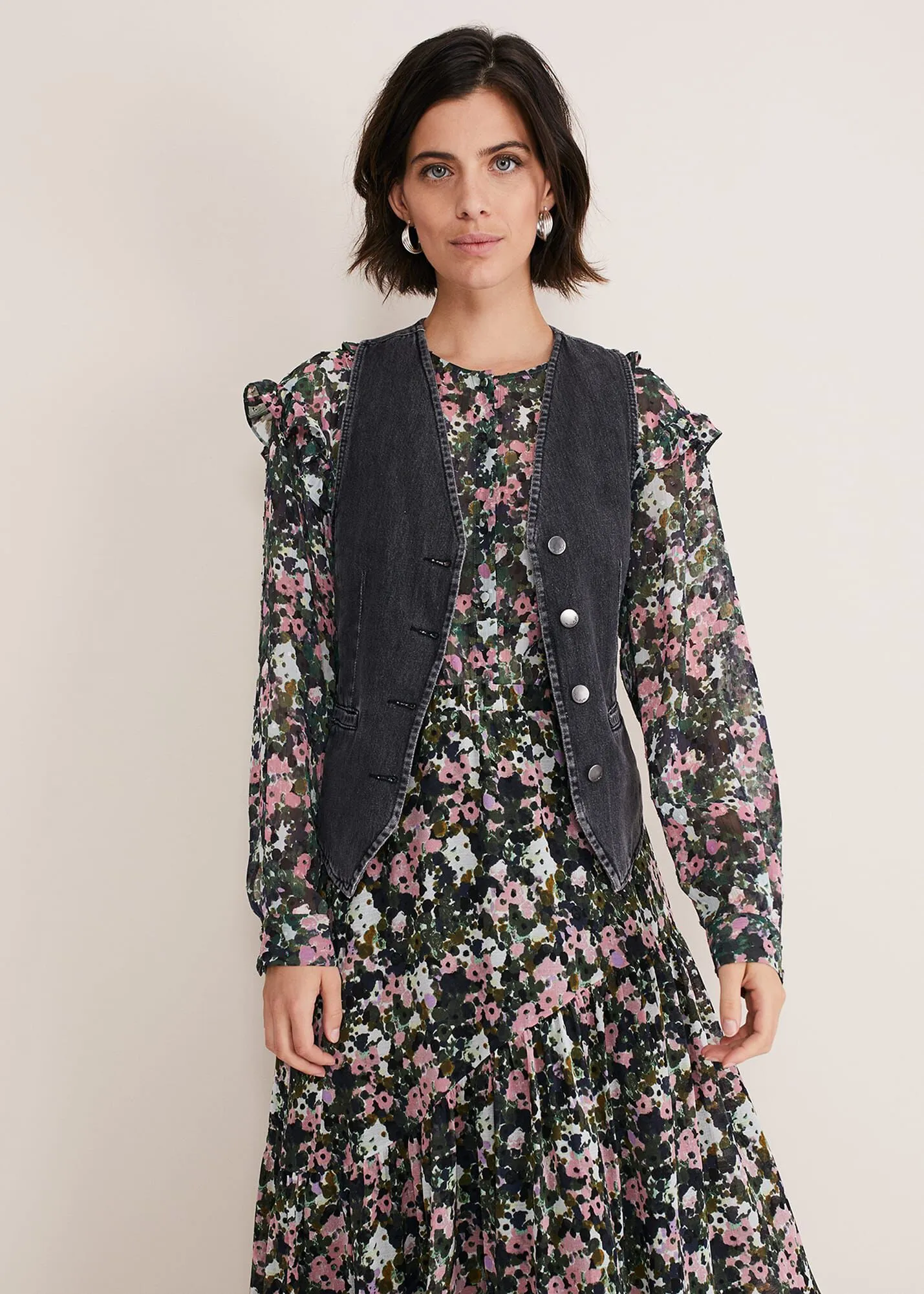 Rowena Denim Waistcoat