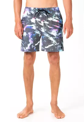 Rusty US ACID STORM ELASTIC BOARDSHORT - BLACK