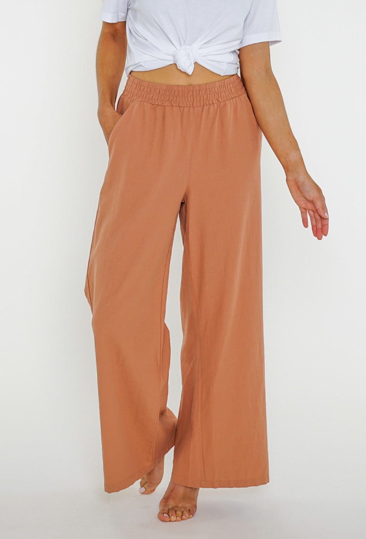 Rusty US WANDERER BEACH PANT - DUSTY PEACH