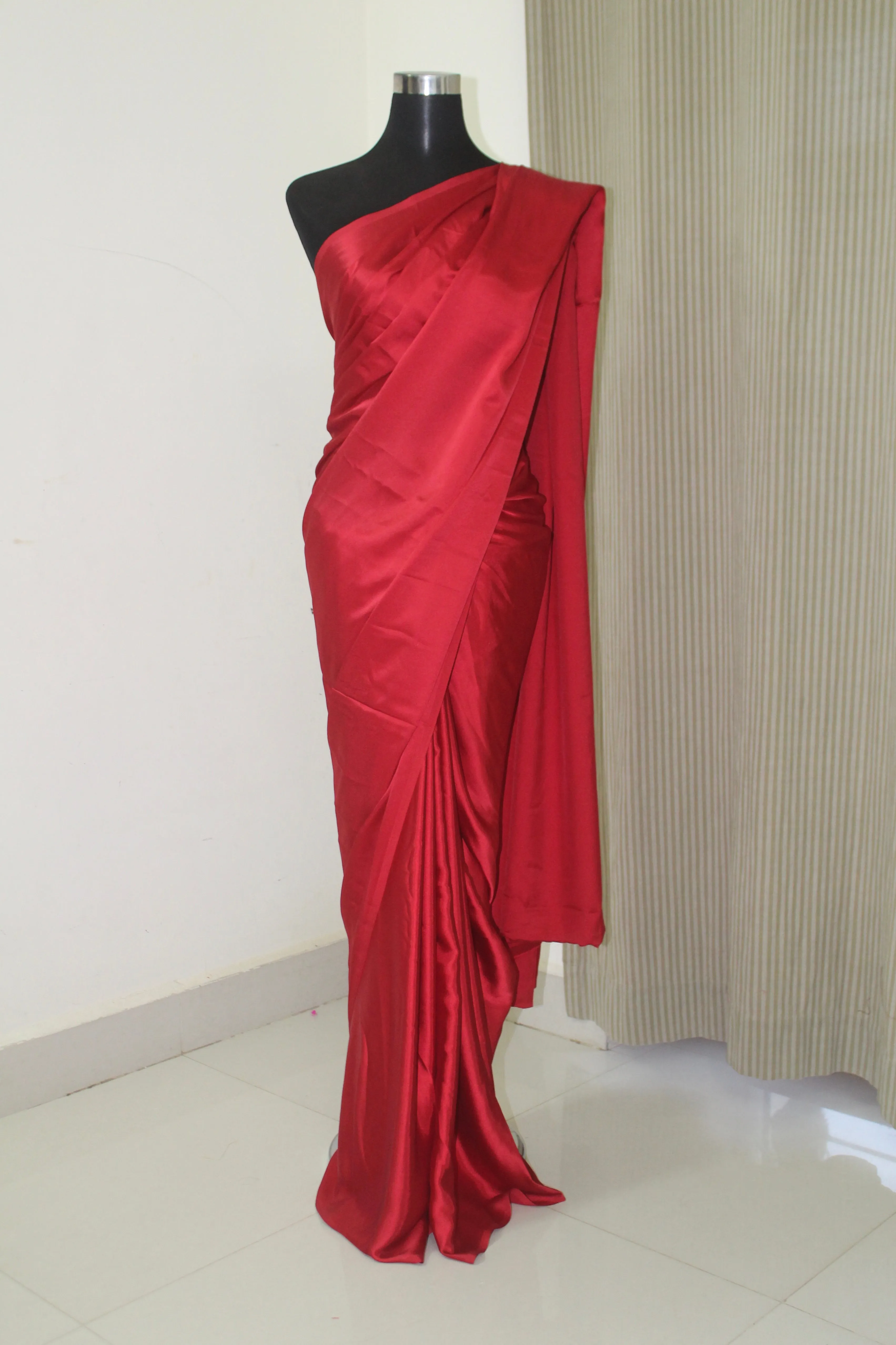 Satin saree