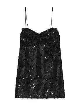 sequin-embellished minidress