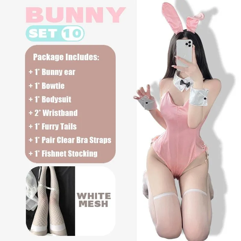 Sexy Cute Bunny Girl Faux Leather