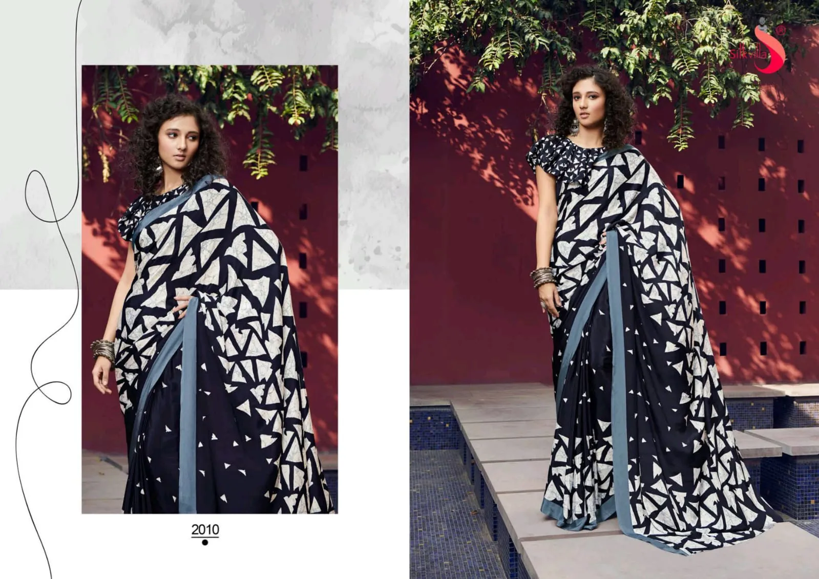 Silkvilla Sarees Launched New Sky Silk Crape Fancy Designer Sarees