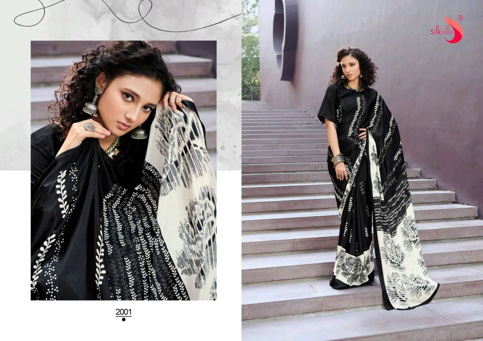 Silkvilla Sarees Launched New Sky Silk Crape Fancy Designer Sarees