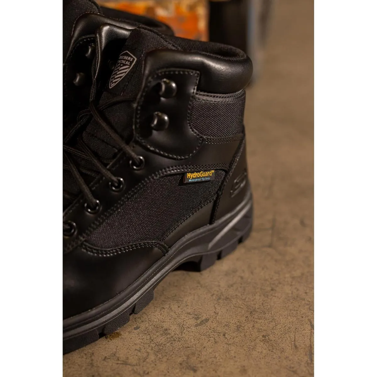 Skechers Workwear Wascana Benen Waterproof Tactical Boot Black