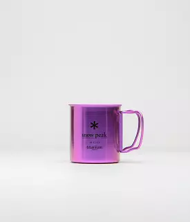 Snow Peak Titanium Single Wall 450ml Mug - Anodized Purple