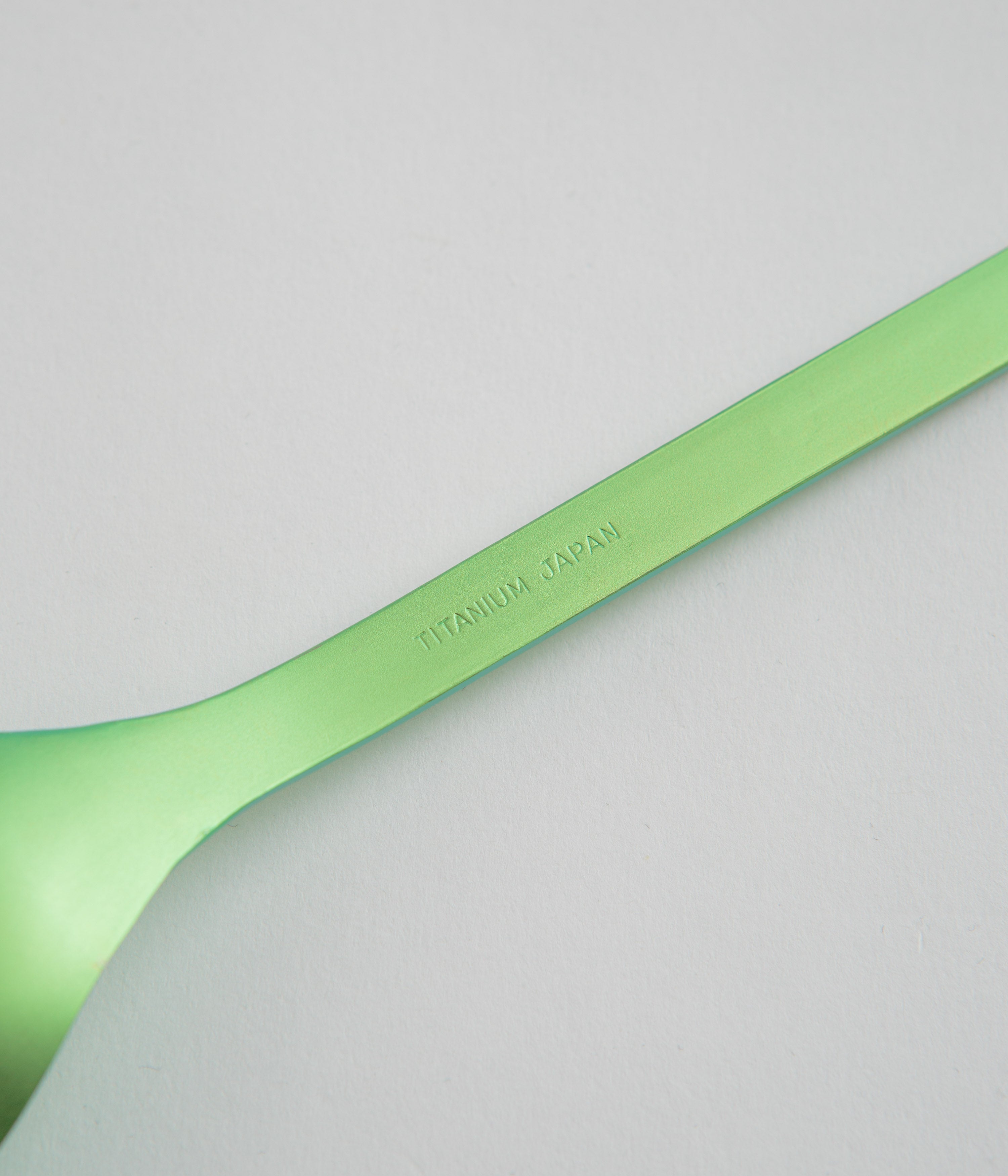 Snow Peak Titanium Spork - Green Anodized