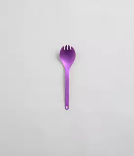 Snow Peak Titanium Spork - Purple Anodized