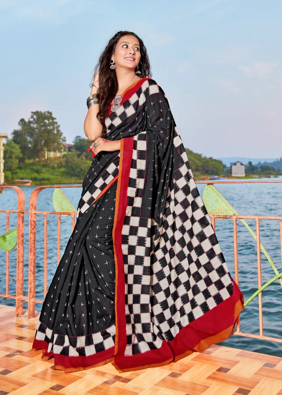 SR Sarees Presents Barkha Cotton Printed Casual Wear Sarees Collection