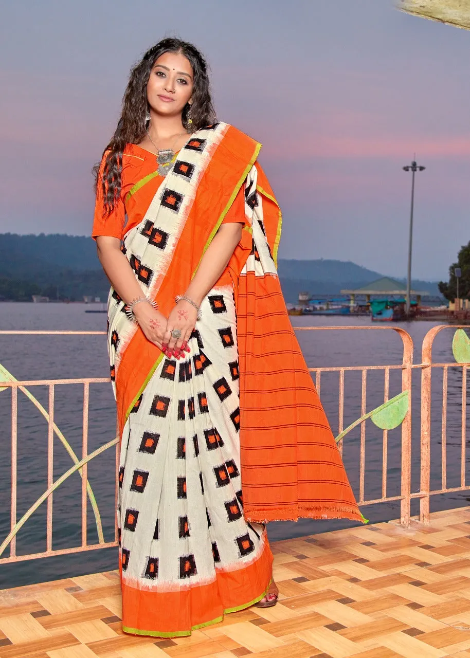 SR Sarees Presents Barkha Cotton Printed Casual Wear Sarees Collection