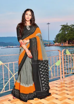 SR Sarees Presents Barkha Cotton Printed Casual Wear Sarees Collection