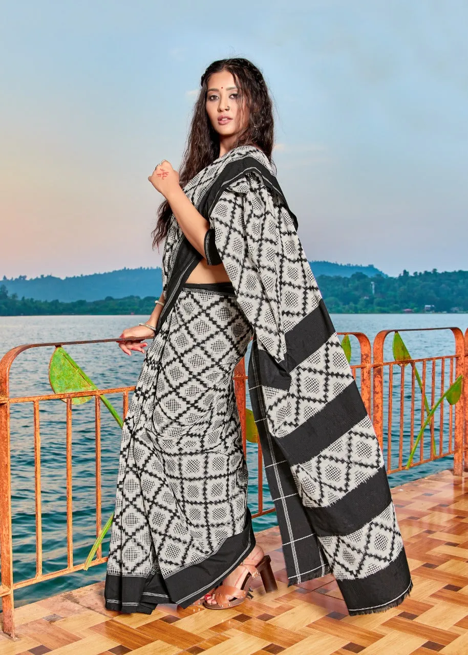 SR Sarees Presents Barkha Cotton Printed Casual Wear Sarees Collection