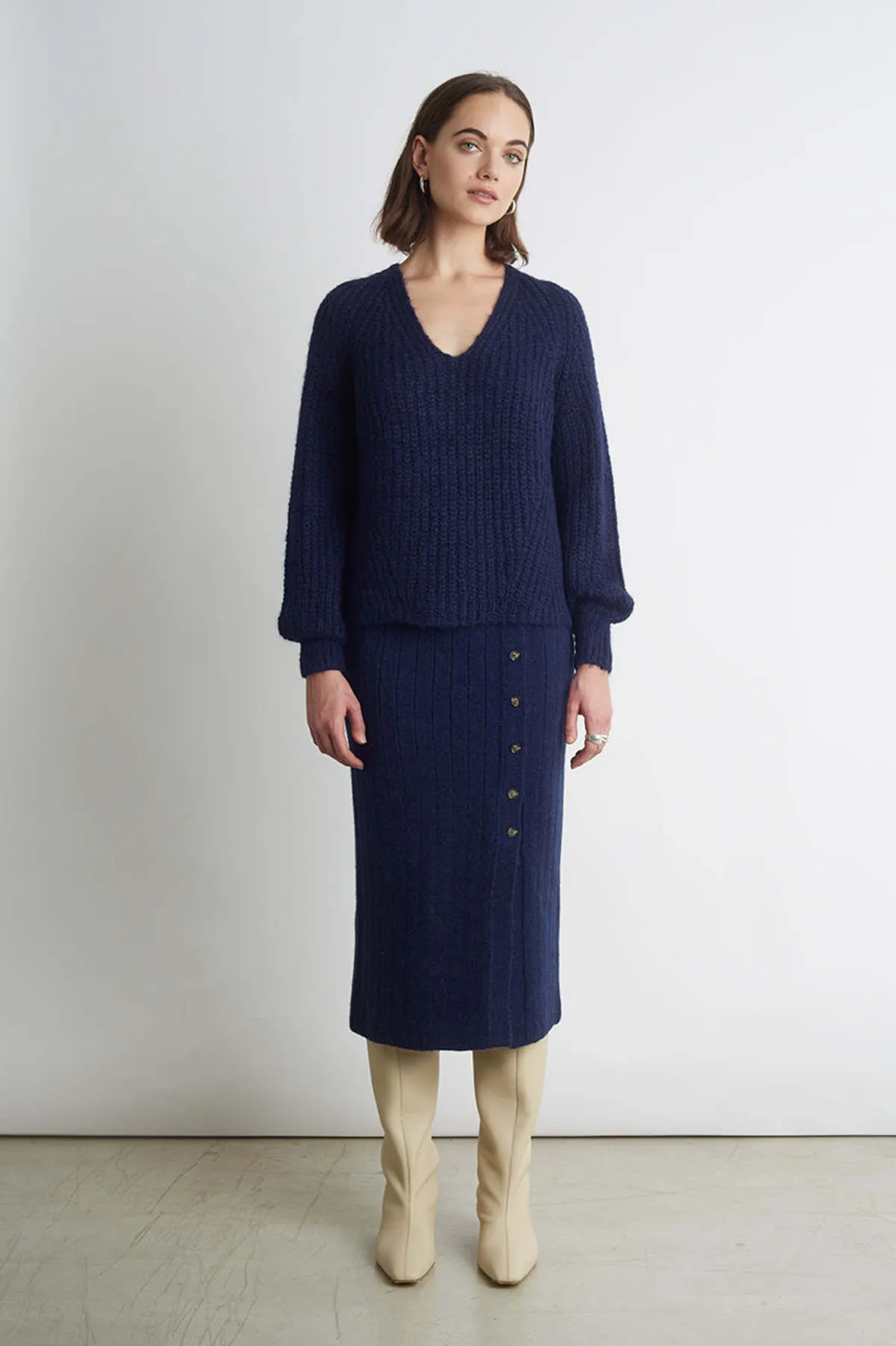 Tess Sweater - Navy