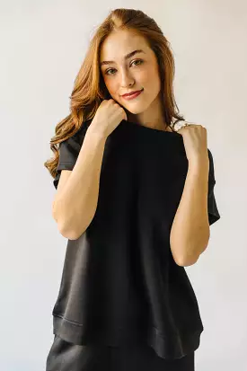 The Lenny Basic Top in Black