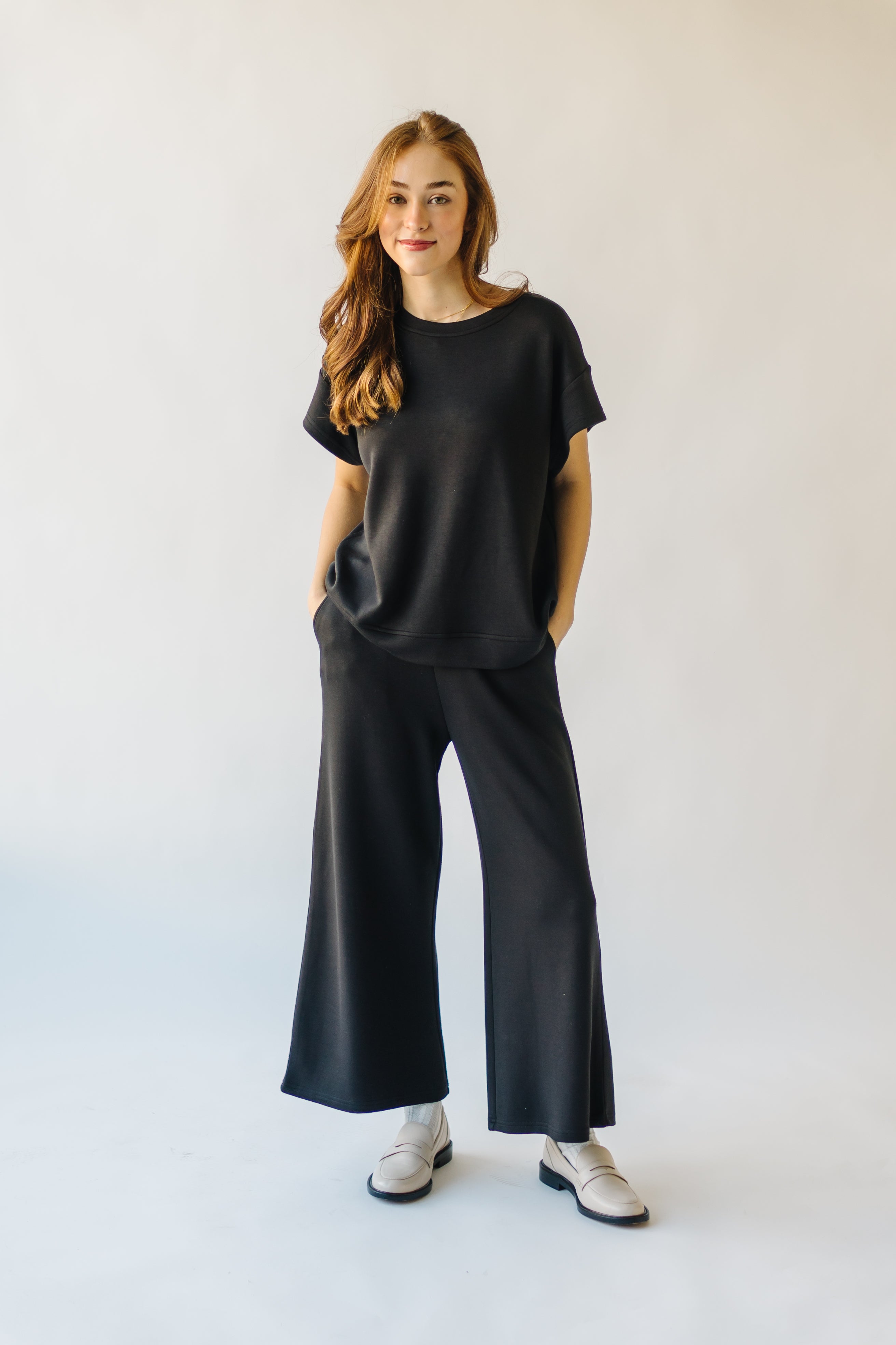 The Lenny Basic Top in Black