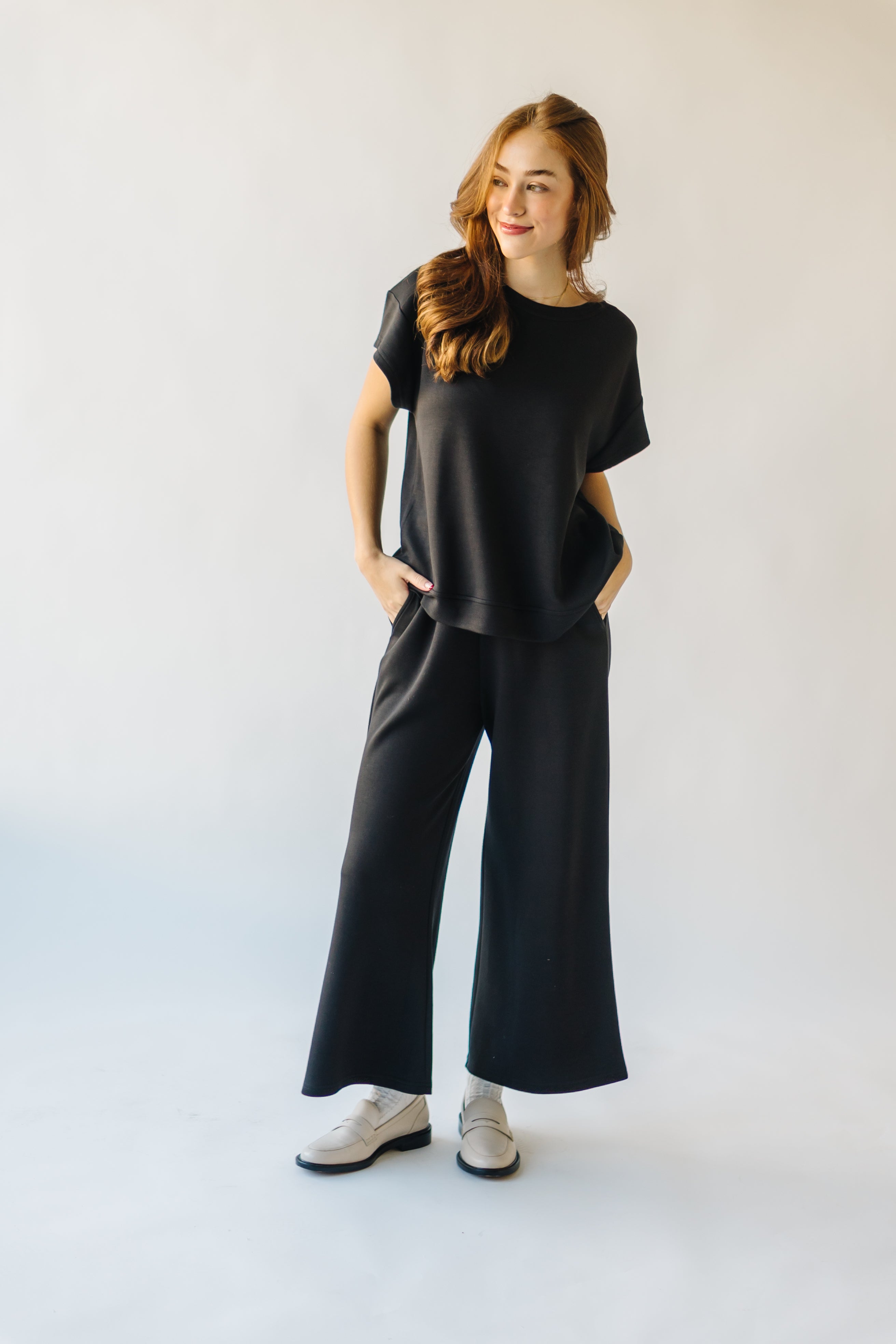 The Lenny Basic Top in Black