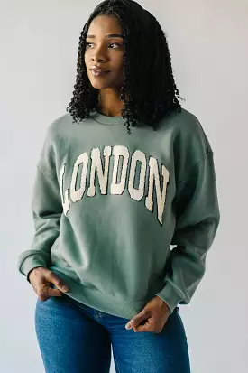 The London Sweatshirt in Emerald Green