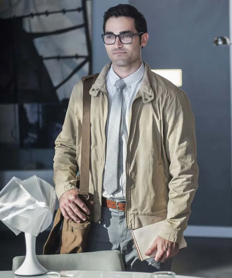 Tyler Hoechlin Supergirl Beige Jacket | William Jacket