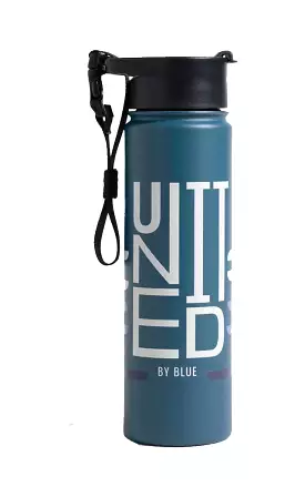 UNITED BY BLUE INSULATED STEEL BOTTLE 22 OZ - ALPINE BLUE