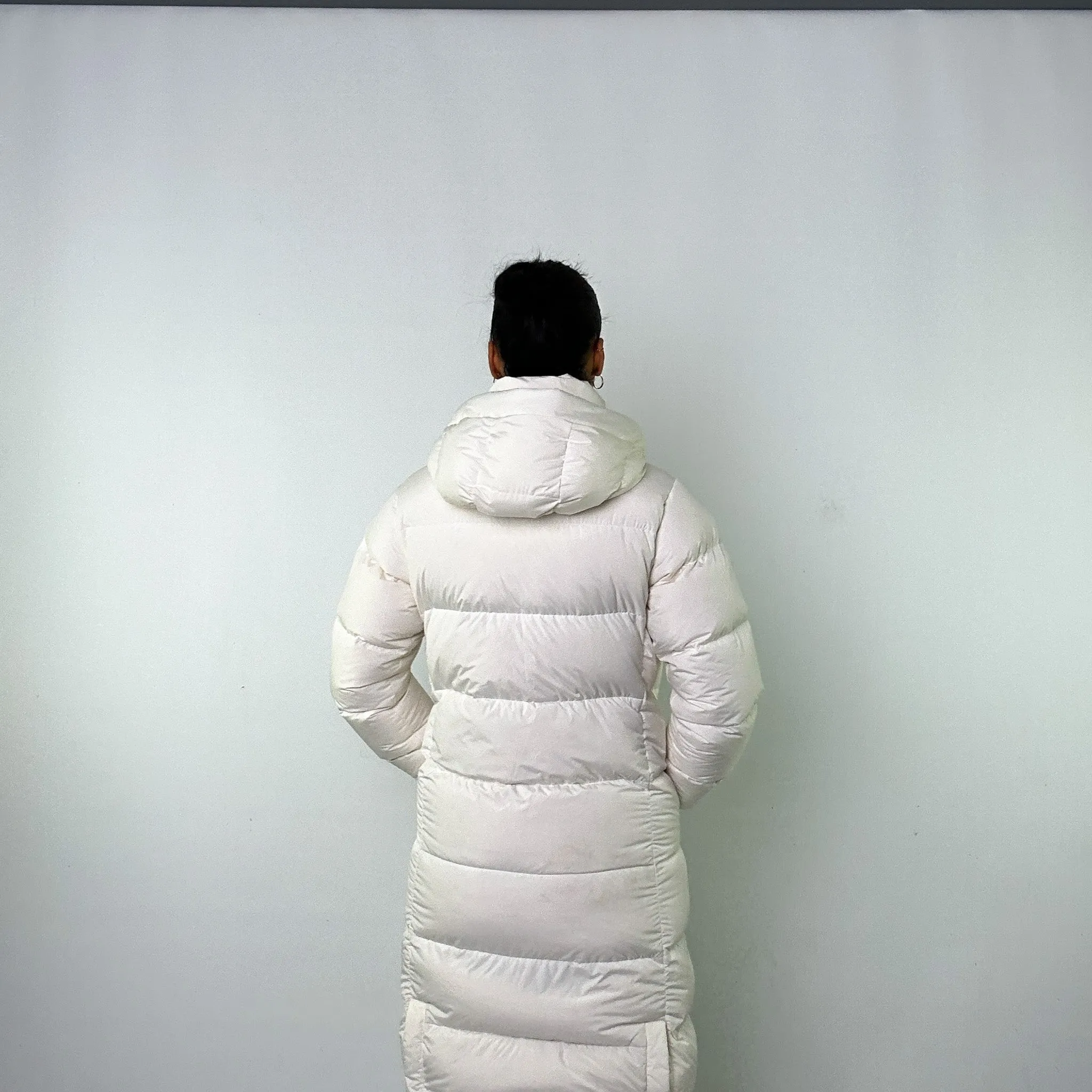 White y2ks Mont Bell Puffer Jacket Coat (M)