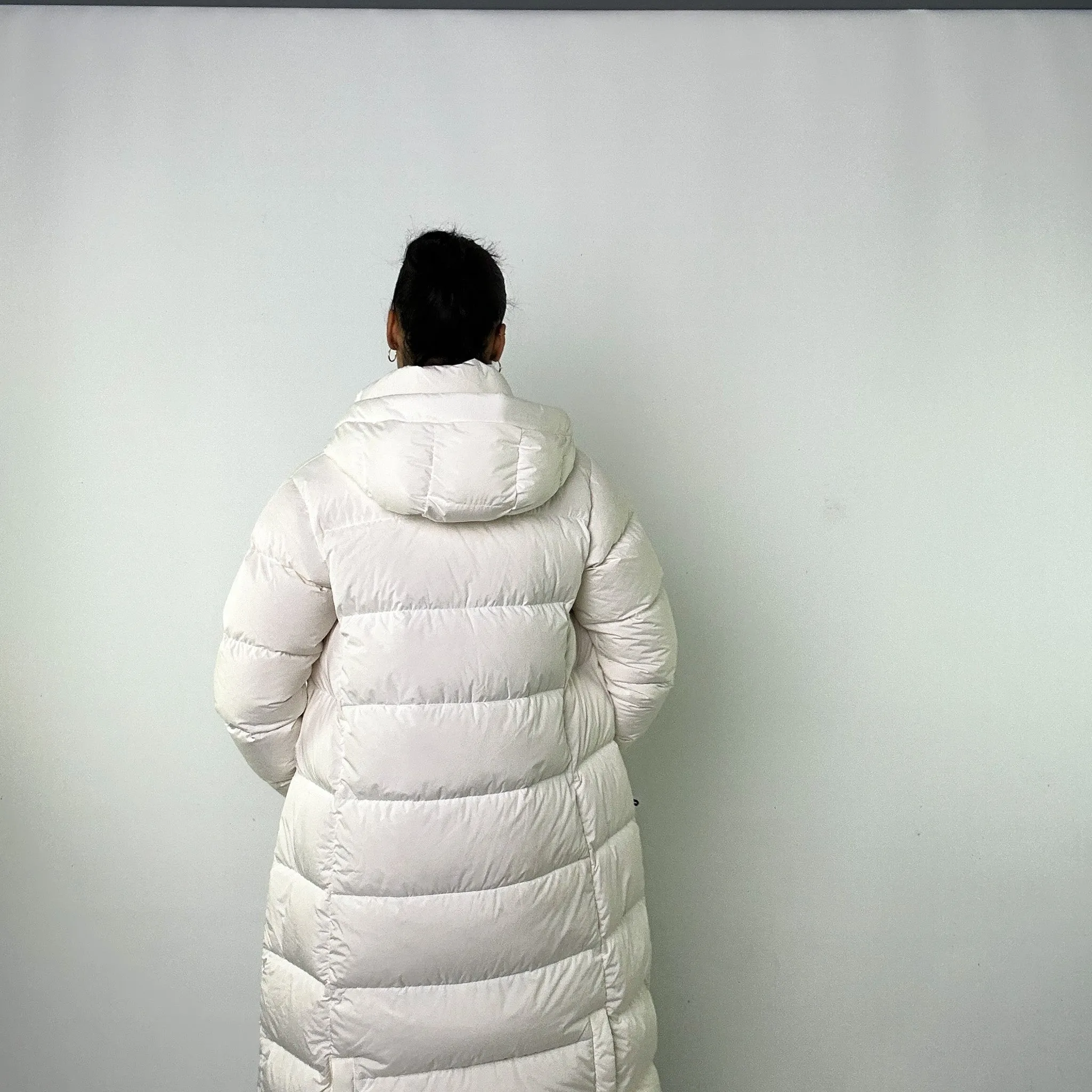 White y2ks Mont Bell Puffer Jacket Coat (M)