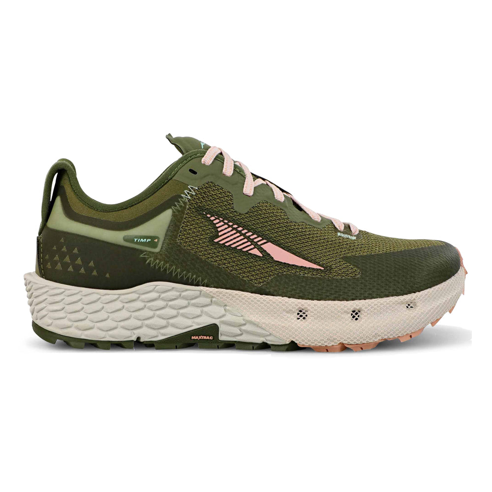 Women's Altra Timp 4, Dusty Olive, 6.5 B Medium