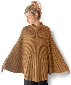 Women’s Ribbed Poncho