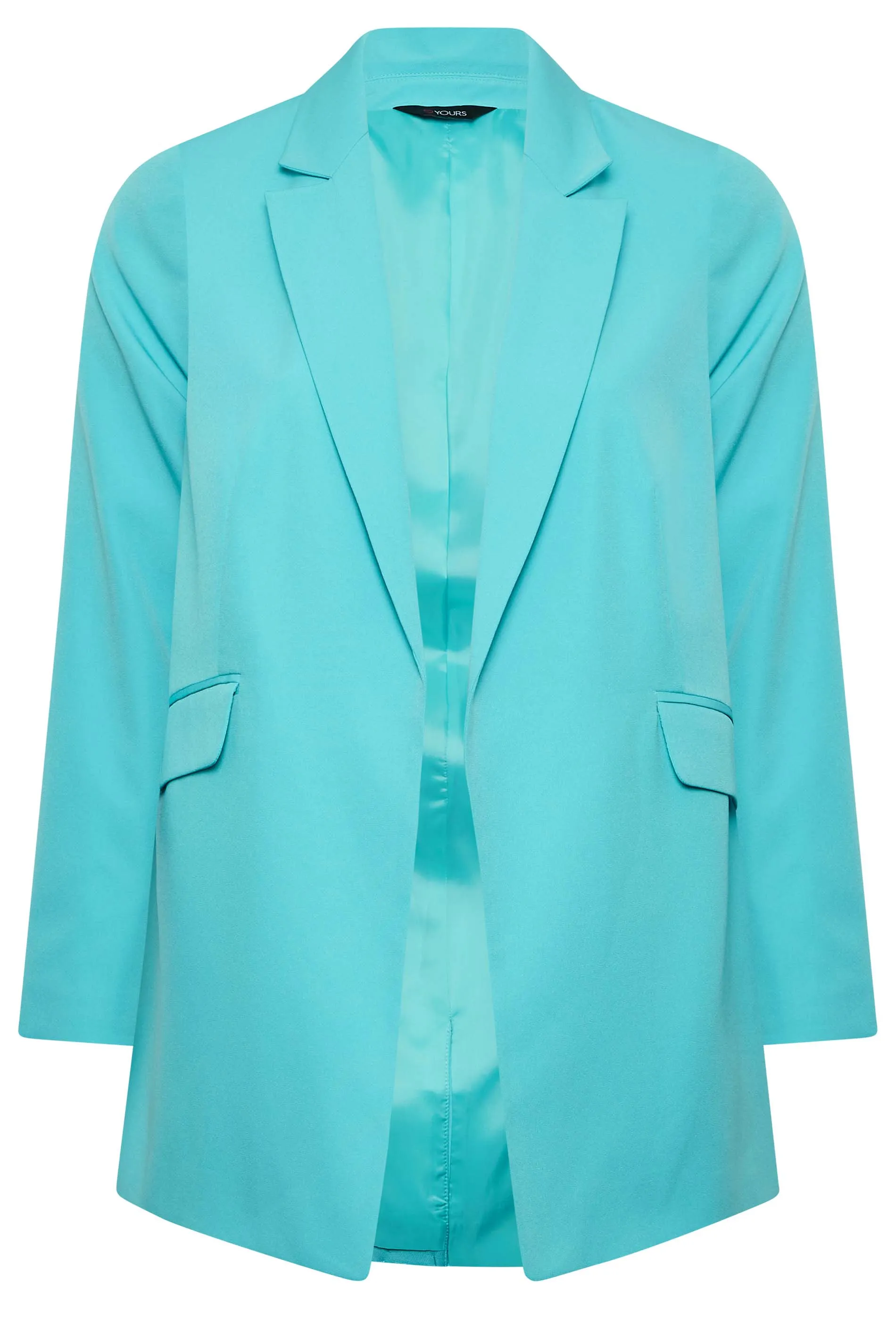 YOURS Curve Bright Blue Blazer